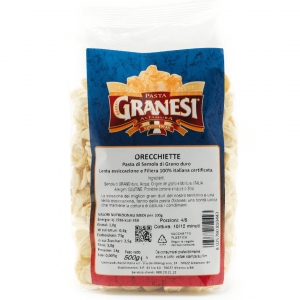 Deofoodis pasta granesi orecchiette pasta di semola di grano duro